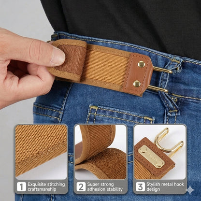 FlexBelt™ - Buckle-Free Hook Belt
