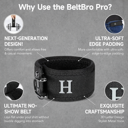 FlexBelt™ - Buckle-Free Hook Belt