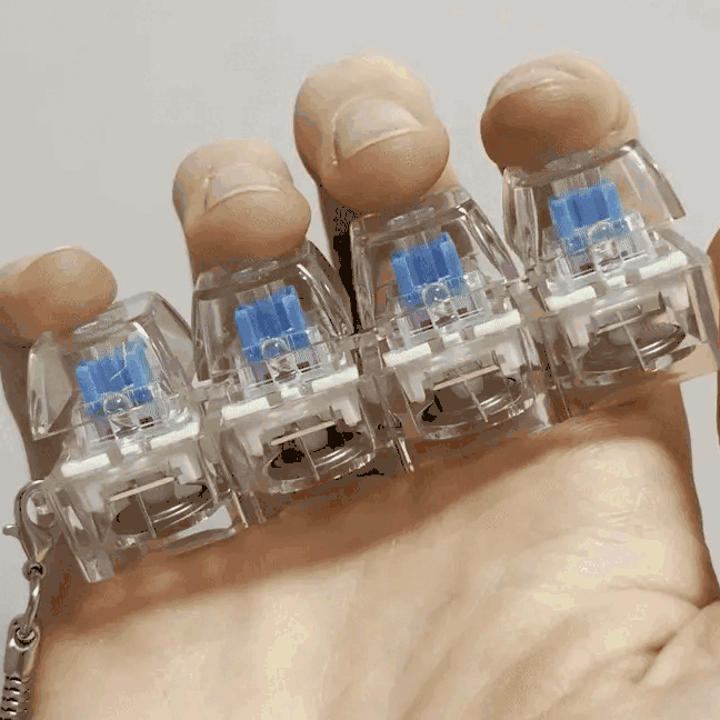 Mechanical Keyboard Fidget Keychain