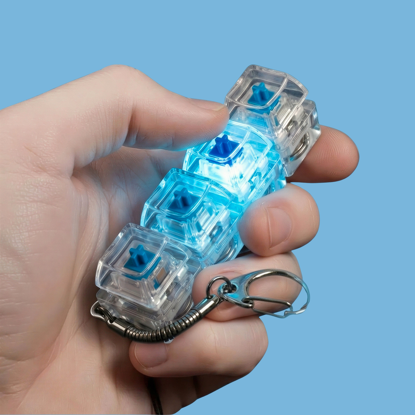Mechanical Keyboard Fidget Keychain