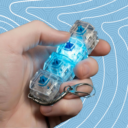 Mechanical Keyboard Fidget Keychain
