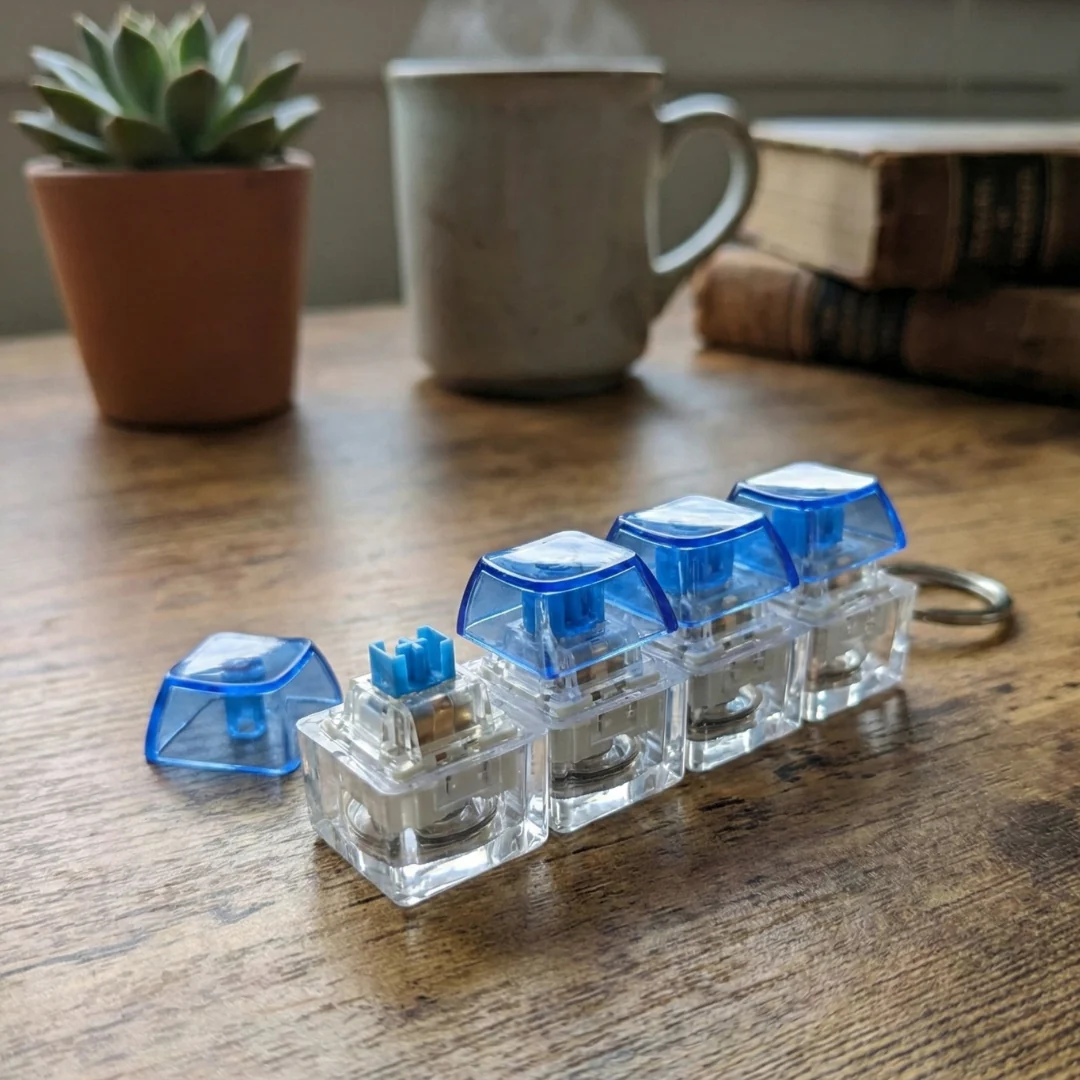Mechanical Keyboard Fidget Keychain